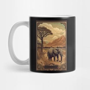 Vintage travel posters of Africa Mug